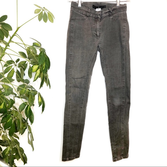 TAVAN & MITTO Dark Grey Slimming Jeans - Picture 1 of 4